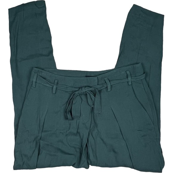 Trouve Pants - Trouve Dark Green Belted Pants Size 4